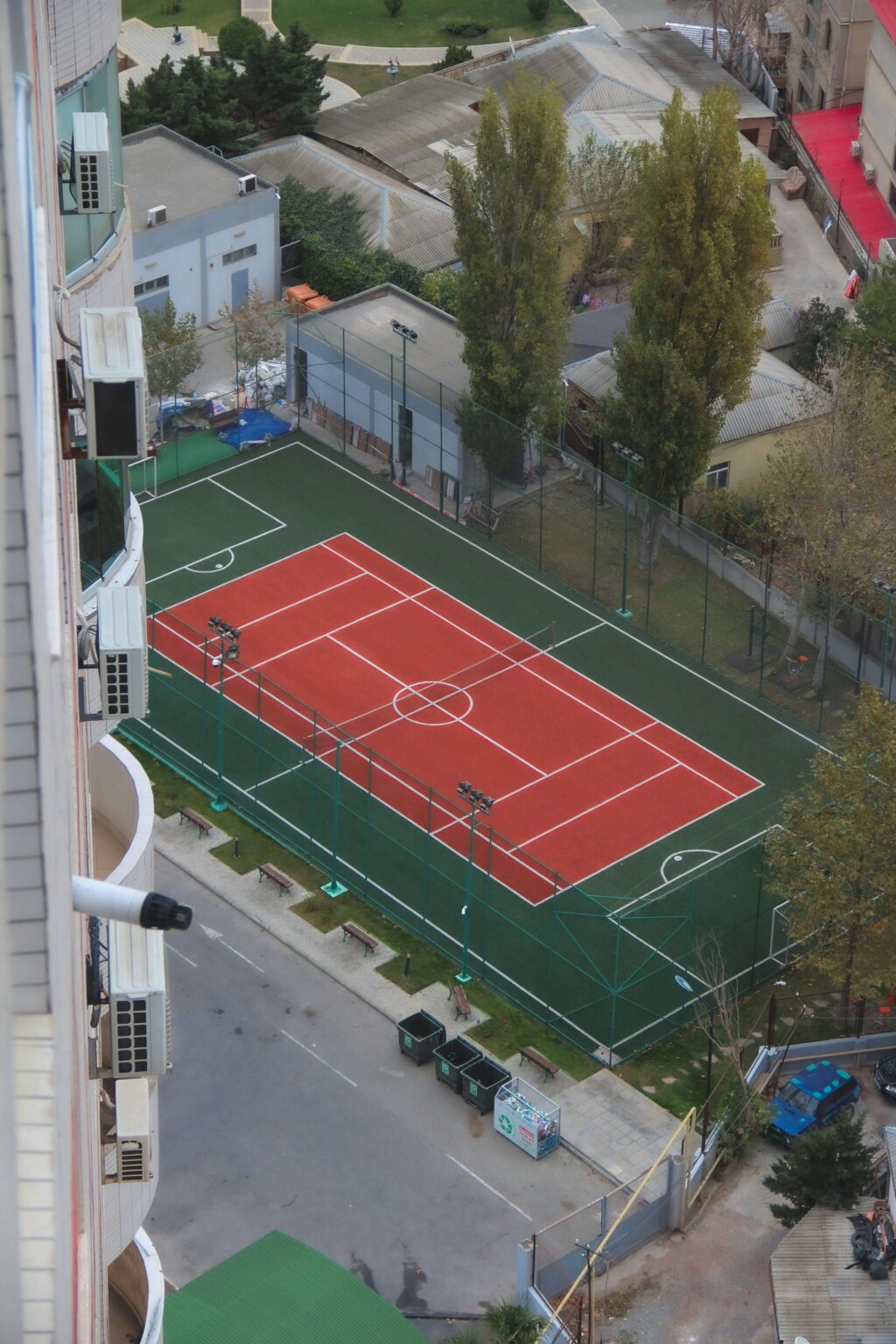 Construct a multi-purpose court