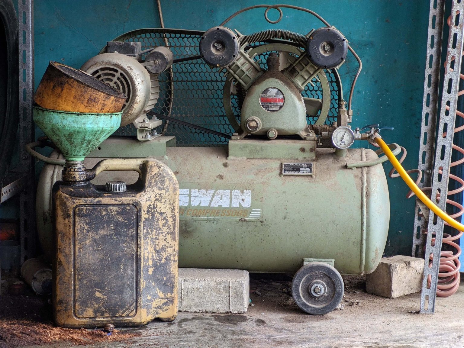 Installation of Air Compressor Pressure